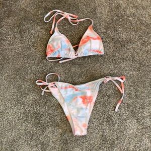 [SHEIN] Colorful Tye Dye Bikini - Size Large